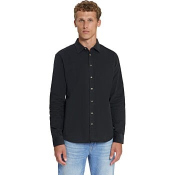 Shirt Fine Corduroy Motorblack