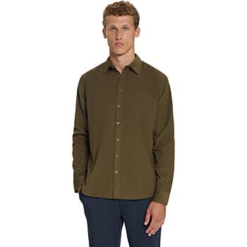 Shirt Fine Corduroy Moss