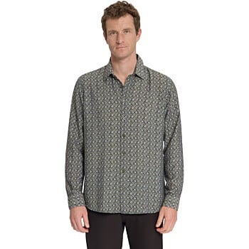 Shirt Allover Printed Moss