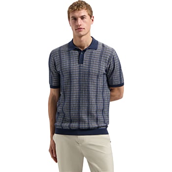 Pullover Short Sleeve Polo Multi Co Night