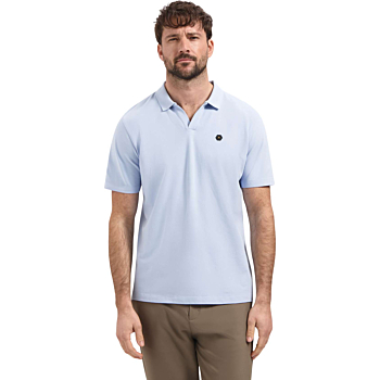 Polo Short Sleeve V-Collar Basic Blue