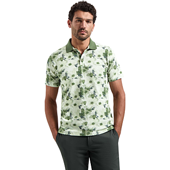 Polo Short Sleeve Printed Green