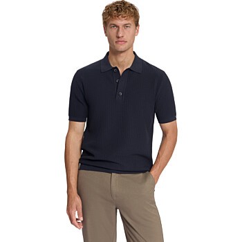 Pullover Short Sleeve Polo Dark Night