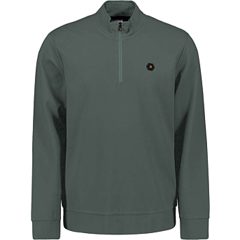 Sweater Half Zipper Dark Steel