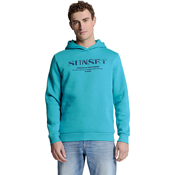 Sweater Hooded Seablue