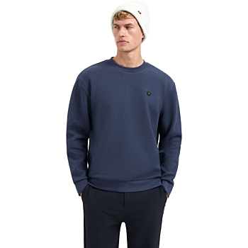 Sweater Crewneck Relief Melange Night