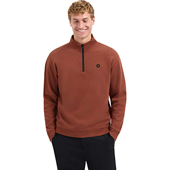 Sweater Half Zip Soft Rib Relaxed f Terra