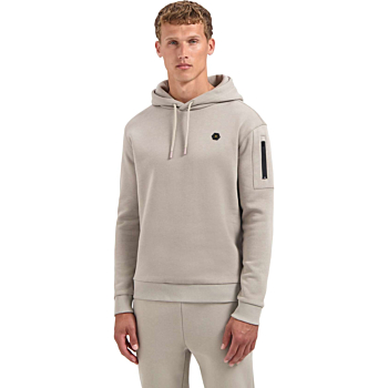 Sweater Hooded Brushed Clay