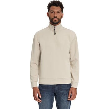 Sweater Half Zip Cement