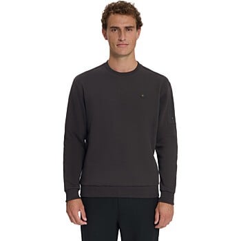 Sweater Crewneck Brushed inside Dark Brown