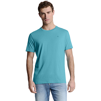 T-Shirt Crewneck Solid Basic Seablue