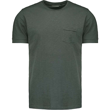 T-Shirt Crewneck Solid Basic Dark Steel