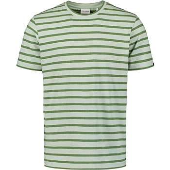 T-Shirt Crewneck Jacquard Stripes Mint