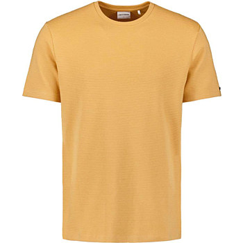 T-Shirt Crewneck Solid Relief Jacqu Yellow