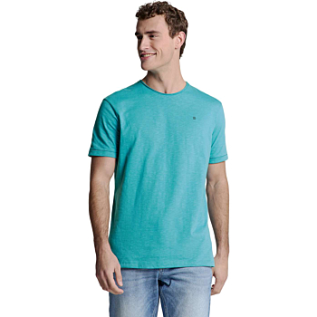 T-Shirt Crewneck Slub Seablue