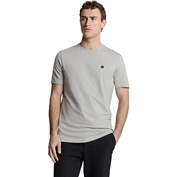 T-Shirt Crewneck Small Pin Stripe Mid grey