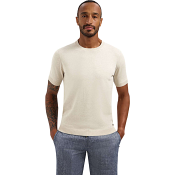 Pullover Short Sleeve Crew Neck Mel Desert
