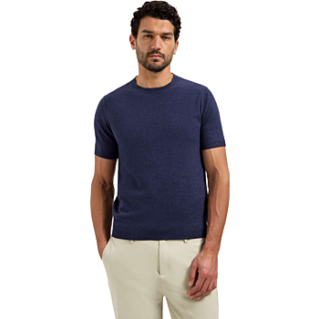 Pullover Short Sleeve Crew Neck Mel Night
