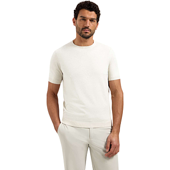 Pullover Short Sleeve Crew Neck Mel Kit Melange