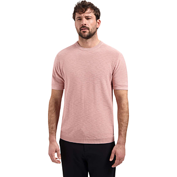 Pullover Short Sleeve Crew Neck Slu Light Mauve