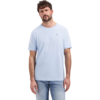 T-Shirt Crewneck Solid Basic Blue