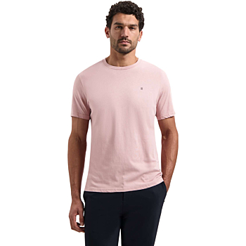 T-Shirt Crewneck Solid Basic Light Mauve
