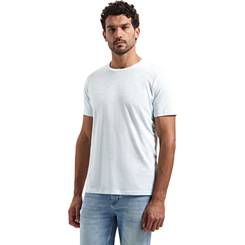 T-Shirt Crewneck Striped Sky