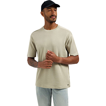T-Shirt Crewneck Solid Heavy Interl Taupe