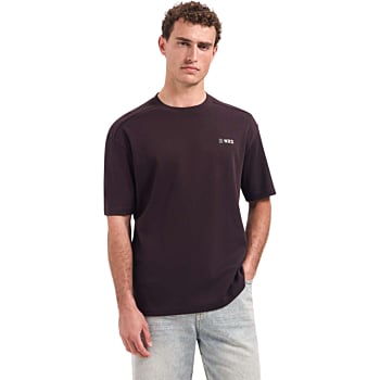 T-Shirt Crewneck Graphic Dark Brown