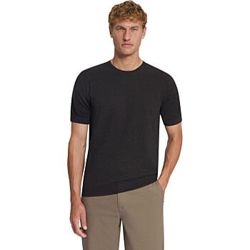 Pullover Short Sleeve Crewneck Mela Dark Brown