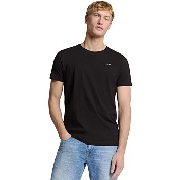 T-Shirt Crewneck Solid Basic Black