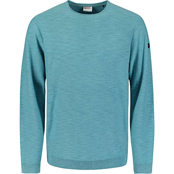 Pullover Crewneck Garment Dyed + St Seablue