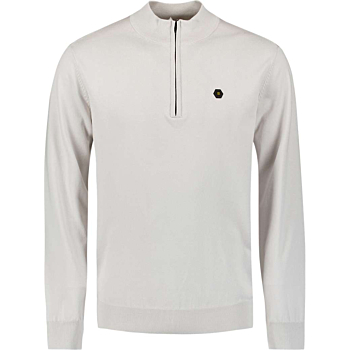 Pullover Half Zip Chalk
