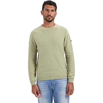 Pullover Crewneck Garment Dyed + St Light Moss