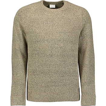 Pullover Crewneck Soft Wool Blend Sand