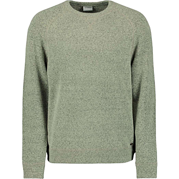 Pullover Crewneck Soft Wool Blend Light Moss