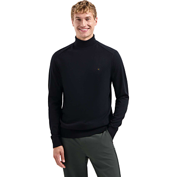 Pullover Roll Neck Black