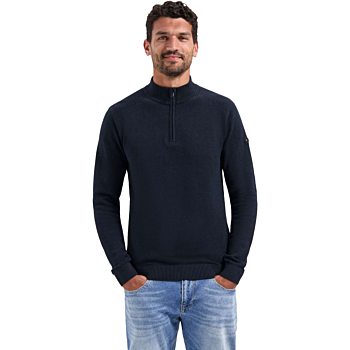 Pullover Half Zip Plated Structure Night