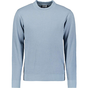 Pullover Crewneck Rib Dusty Blue