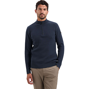 Pullover Half Zip rib variation Night