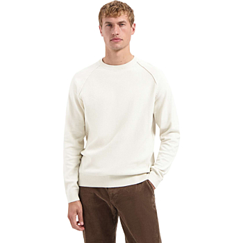 Pullover Crewneck Solid Waffle Knit Kit