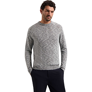 Pullover Crewneck Melange With Line Night