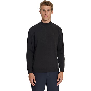 Pullover Turtle Neck Melange Dark Brown