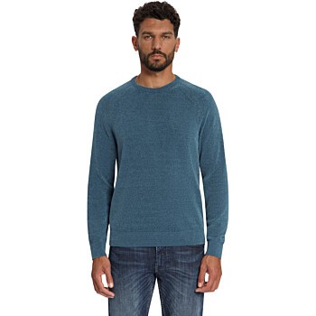 Pullover Crewneck Light Weight Chen Shadow Blue