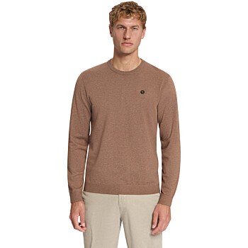 Pullover Crewneck Melange Light Brown
