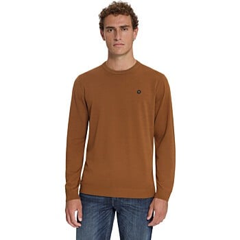 Pullover Crewneck Melange Caramel