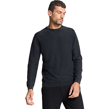 Pullover Crewneck Garment Dyed + St Black