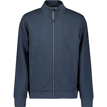 Sweater Full Zip Stand Up-Collar Re Night