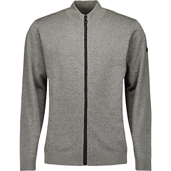 Cardigan 2 Coloured Melange Grey Melange