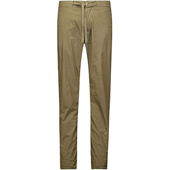 Broek garment dyed stretch light weight khaki
